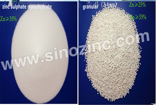 Zinc Sulphate Monohydrate Feed Grade 35%MIN